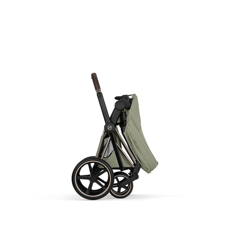 Cybex Priam 5.0 Champagne Gold Sage Green wózek 2w1 głęboko-spacerowy
