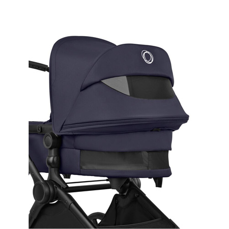 Bugaboo Cub Komplet Black/Deep Indigo wózek 2w1 głęboko-spacerowy