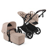 Bugaboo Donkey 6 Komplet Mono Black/Desert Taupe wózek 2w1 głęboko-spacerowy 