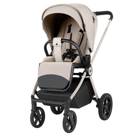 Carrello Ultra F Polar Beige wózek dziecięcy 2w1 ze składaną gondolą