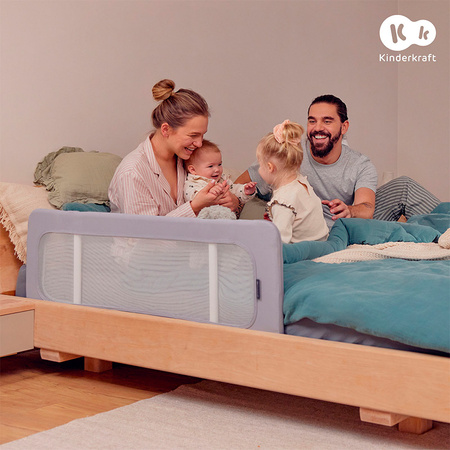 Kinderkraft Barierka do łóżka Guard&Dream Light Grey
