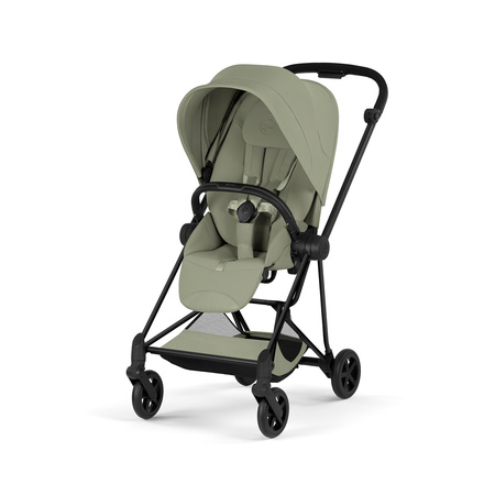 Cybex Mios 4.0 Style Matt Black Sage Green zestaw 3w1 z fotelikiem Cloud T i-Size