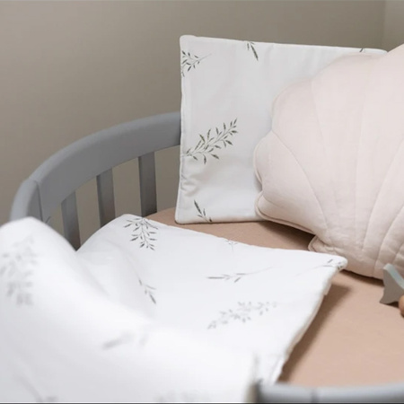 Waldin pościel niemowlęca Rożek 2 w 1 Zielone Gałązki