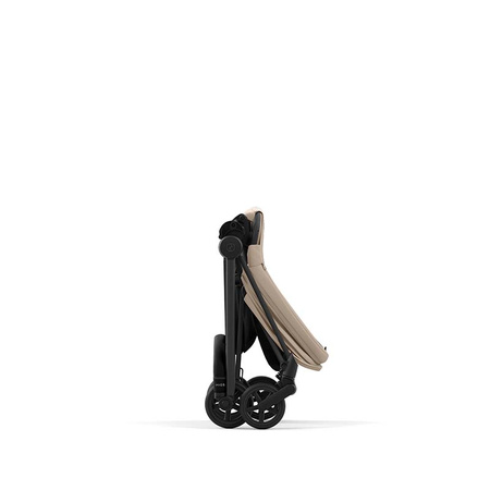 Cybex Mios Matt Black Cozy Beige wózek spacerowy