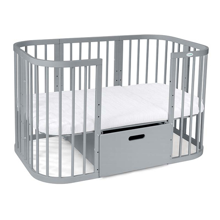 Waldin Szuflada do łóżeczka Szara