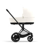 Cybex ePriam Matt Black OFF WHITE wózek 2w1 głęboko-spacerowy