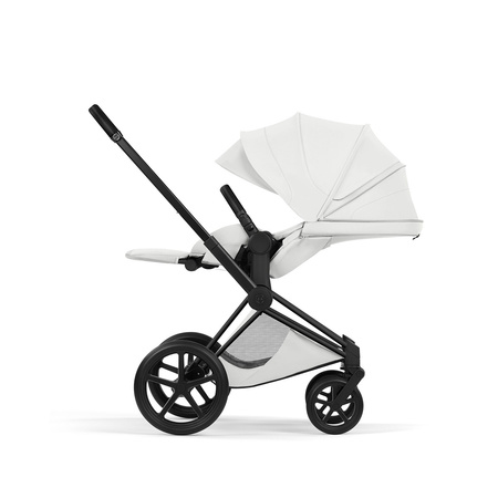 Cybex Priam 5.0 Matt Black Off White wózek 2w1 głęboko-spacerowy