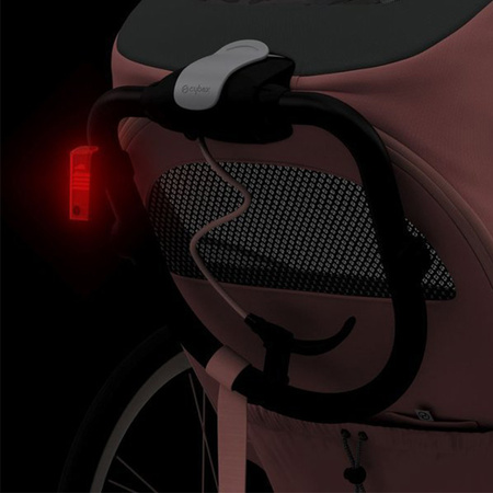 Cybex Zeno Siedzisko Silver Pink przyczepki do biegania