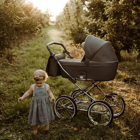 Roan Coss Classic Titanium wózek 2w1 głęboko-spacerowy