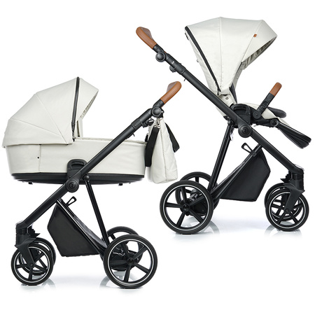 Roan IVI 2.0 Pearl Shell zestaw 3 w 1 z fotelikiem Maxi Cosi Cabriofix