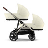 Cybex Gazelle S Seashell Beige zestaw bliźniaczy 2w1
