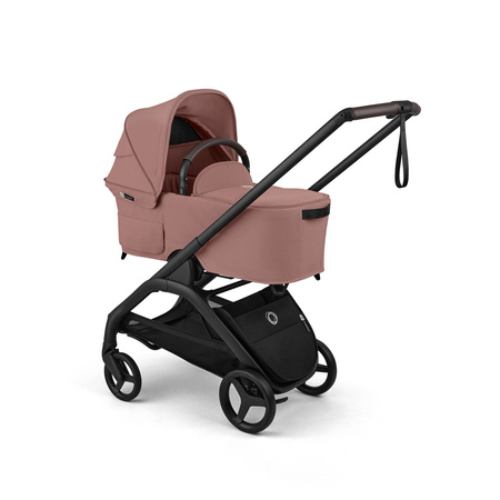 Bugaboo Dragonfly Plus Komplet Black/Dusty Pink wózek 2w1 głęboko-spacerowy