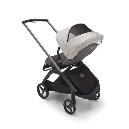 Bugaboo Dragonfly wózek spacerowy rama Graphite/Grey Melange-Misty White