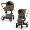 Cybex Priam 5.0 Rosegold Coconut Brown wózek 2w1 głęboko-spacerowy