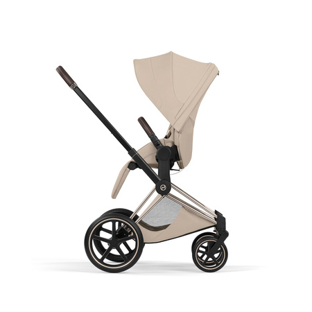 Cybex Priam 5.0 Champagne Gold Cozy Beige wózek 2w1 głęboko-spacerowy