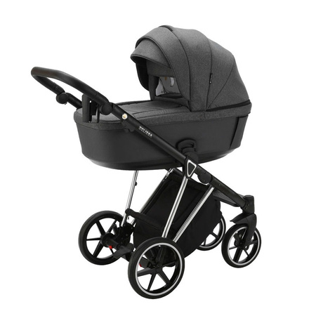 Adamex Belissa Special Edition Grafit wózek 2w1 głęboko-spacerowy