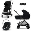 Cybex Melio 2025 Magic Black zestaw 3w1 z fotelikiem Cybex Cloud G i-Size