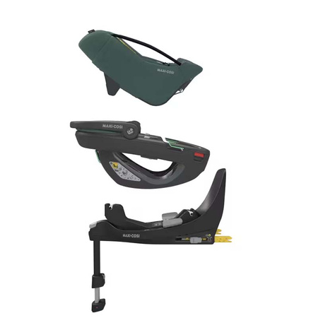 Maxi Cosi Coral 360 Essential Green Fotelik z bazą FamilyFIx 360 zestaw 40-75 cm