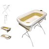 Ines&John zestaw składana wanienka kąpielowa z termometrem magnetycznym i stojakiem