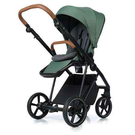 Roan IVI 2.0 Boho Green zestaw 3 w 1 z fotelikiem Maxi Cosi Pebble 360