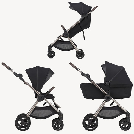 Anex iQ Premium Smoky zestaw 3w1 z fotelikiem Cybex Cluod G Plus