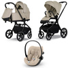 My Junior Wózek Mavi Sandstone Beige zestaw 3w1 z fotelikiem Cybex Cloud G3 Plus
