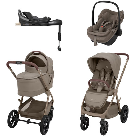 Maxi-Cosi Oxford+ 4w1 z Pebble Slide Pro i bazą Oak Truffle