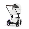 Cybex e-Priam 5.0 Chrome Brown Off White zestaw 3w1 z fotelikiem Cloud T i-Size