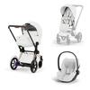 Cybex e-Priam 5.0 Rosegold Off White zestaw 3w1 z fotelikiem Cloud T i-Size