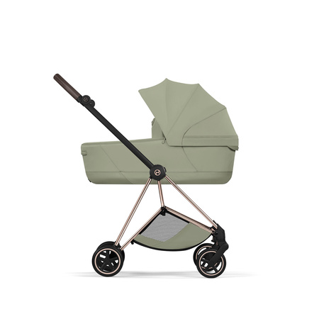 Cybex Mios 4.0 Style Rosegold Sage Green zestaw 3w1 z fotelikiem Cloud T i-Size