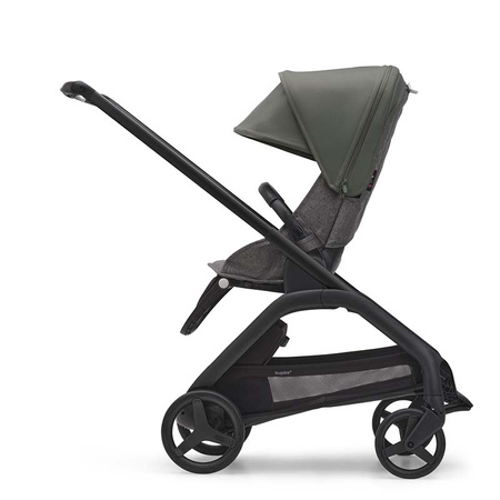 Bugaboo Dragonfly wózek spacerowy rama Black/Grey Melange-Forest Green