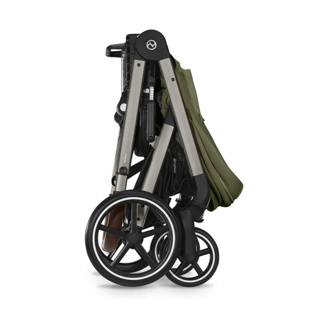 Cybex Balios S Lux 2.0 Moss Green zestaw 3w1 z fotelikiem Cloud G Plus