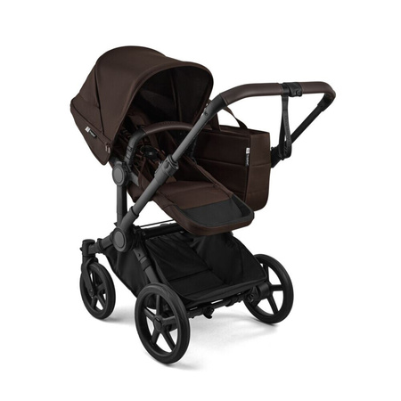 Bugaboo Donkey6 Komplet Mono Black/Cocoa Brown wózek 2w1 głęboko-spacerowy