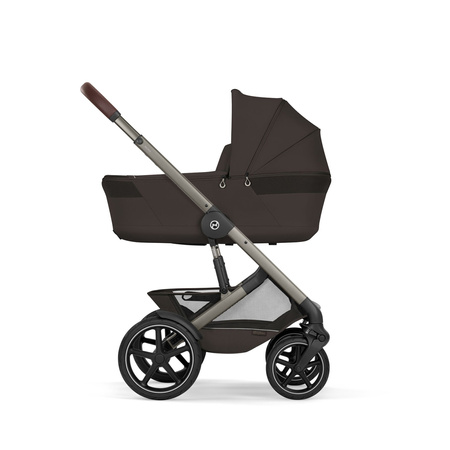 Cybex Talos S Lux 2026 ze składaną gondolą wózek 2w1 głęboko-spacerowy Chocolate Brown