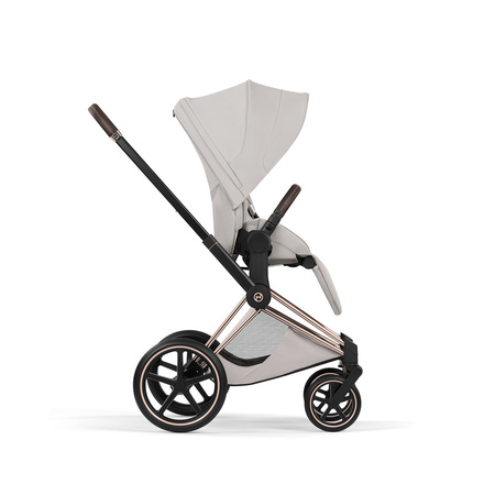 Cybex Priam 5.0 Rosegold City Grey zestaw 3w1 z fotelikiem Cloud T i-Size