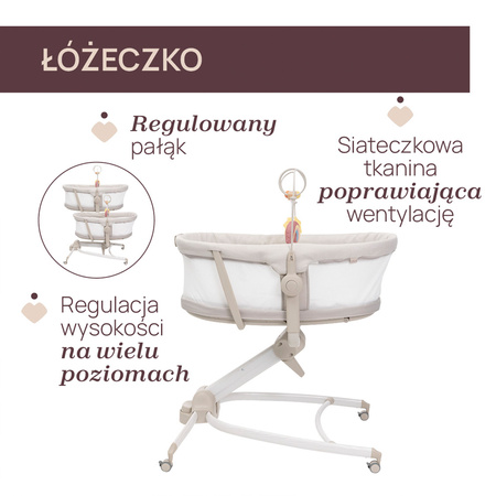 Chicco Baby Hug Armonia 4w1 Mother Pearl łóżeczko wilofunkcyjne