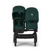 Bugaboo Donkey 6 Duo Black/Fern Green wózek 2w1 dla dwójki dzieci w różnym wieku