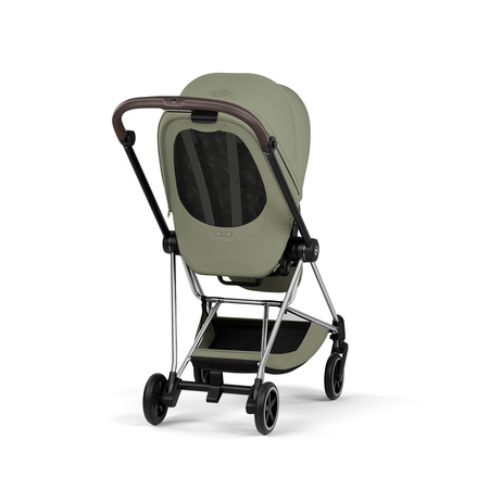 Cybex Mios 4.0 Style Chrome Brown Sage Green zestaw 3w1 z fotelikiem Cloud T i-Size