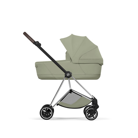 Cybex Mios 4.0 Style Chrome Brown Sage Green zestaw 3w1 z fotelikiem Cloud T i-Size