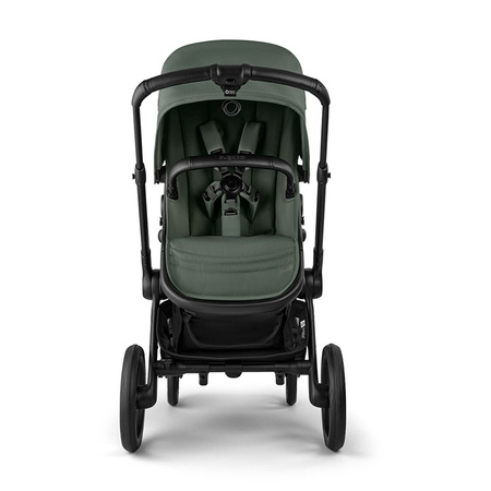 Bugaboo Fox 5 Renew Komplet Black/Forets Green wózek 2w1 głęboko-spacerowy