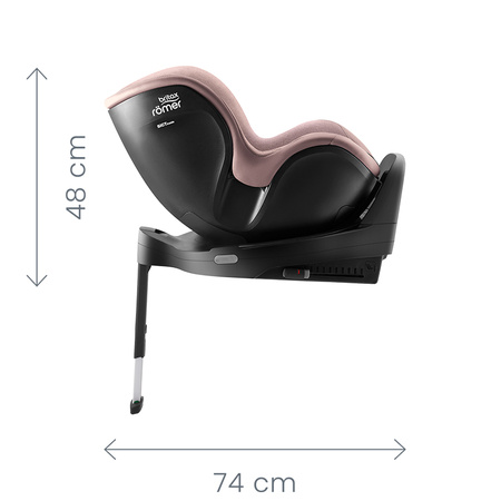 Britax Romer Dualfix Pro Lux Chocolate fotelik samochodowy 40 - 105 cm