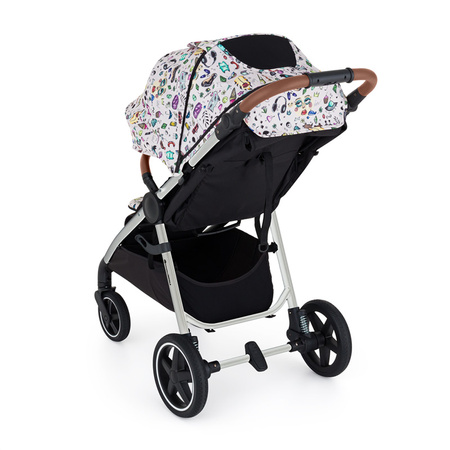 Petite&Mars Royal 3 Limited100 Tattoo stelaż Silver wózek spacerowy