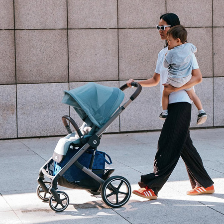Cybex Balios S Lux 2.0 Moon Black wózek 2w1 głęboko-spacerowy