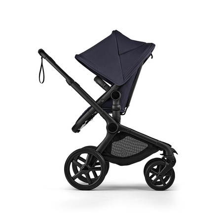 Bugaboo Fox 5 Renew Komplet Black/Deep Indigo wózek 2w1 głęboko-spacerowy
