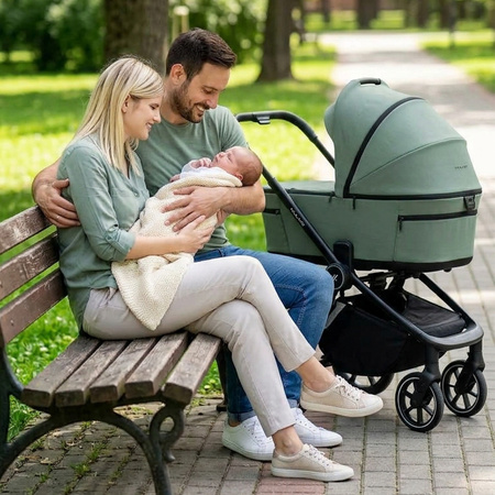 Muuvo Fold Cocoa wózek 2w1 (głęboko-spacerowy)