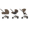 Cybex Mios 4.0 Style Chrome Brown Coconut Brown zestaw 3w1 z fotelikiem Cloud T i-Size