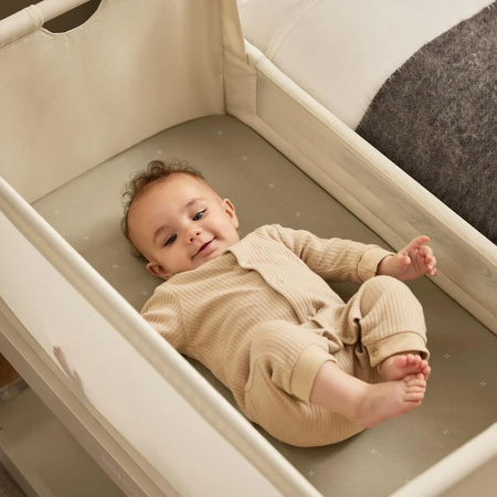 Snuz zestaw 2 prześcieradeł do łóżeczka dziecięcego SnuzPod oraz SnuzPod Studio Sage/Cross