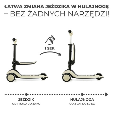 Kinderkraft Halley rowerek biegowy i trójkołowa hulajnoga