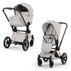 Cybex Priam 5.0 Rosegold City Grey zestaw 3w1 z fotelikiem Cloud T i-Size