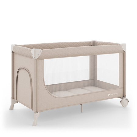 Kinderkraft LEODY UP łóżeczko turystyczne 2w1 Beige